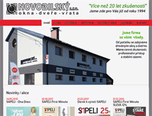 Tablet Screenshot of novobilsky.cz